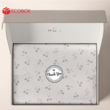  EDTT03 - Decal Thank You tròn - Trắng - In đen - 2.5cm [50 cái/pack] 