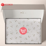  EDTT07 - Decal Thank You tròn - Đỏ - In trắng - 2.5cm [50 cái/pack] 