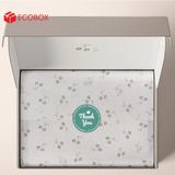 EDTT12 - Decal Thank You tròn -Xanh lá - In trắng - 2.5cm [50 cái/pack] 