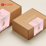  EDTV03 - Decal Thank You chữ nhật - Hồng - In nhiều màu - 10.5x7.5 cm [50 cái/pack] 