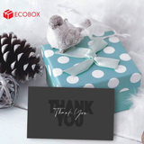  ECT01 - Card Thank you - Thiệp cảm ơn - C300 - Đen trắng - 9x5.4 cm [50 cái/pack] 