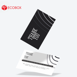  ECT04 - Card Thank you - Thiệp cảm ơn - C300 - Đen trắng - 9x5.4 cm [50 cái/pack] 