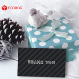  ECT05 - Card Thank you - Thiệp cảm ơn - C300 - Đen trắng - 9x5.4 cm [50 cái/pack] 
