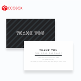  ECT05 - Card Thank you - Thiệp cảm ơn - C300 - Đen trắng - 9x5.4 cm [50 cái/pack] 