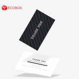  ECT05 - Card Thank you - Thiệp cảm ơn - C300 - Đen trắng - 9x5.4 cm [50 cái/pack] 