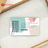  ECT08 - Card Thank you - Thiệp cảm ơn - C300 - In nhiều màu - 9x5.4 cm [50 cái/pack] 