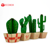  EFK04A - Cây xương rồng carton - Sao - 7x7x14 cm 