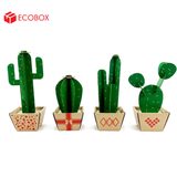  EFK04A - Cây xương rồng carton - Sao - 7x7x14 cm 