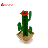  EFK04B - Cây xương rồng carton - Saguaro - 9x9x20 cm 