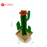  EFK04B - Cây xương rồng carton - Saguaro - 9x9x20 cm 