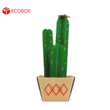  EFK04D - Cây xương rồng carton - Trụ - 7x7x18.5 cm 