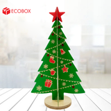  EFK05 - Cây thông Noel lắp ráp bằng carton - 14x14x25 cm 