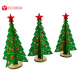  EFK05 - Cây thông Noel lắp ráp bằng carton - 14x14x25 cm 