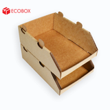  EKCG1 - Khay giấy chất cao tầng - Nâu - 20x10x10 cm 