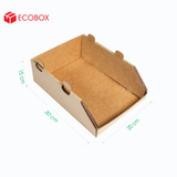  EKCG3 - Khay giấy chất cao tầng - Nâu - 30x20x15 cm 