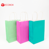  ETG6H - 20x14x7 cm - Túi giấy có quai màu hồng 
