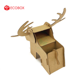  EFK03C - Đựng bút lắp ráp hình con hươu bằng giấy carton 