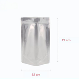  ETZ2B - 12x19cm - Túi Zipper nhôm ghép - Bạc 