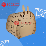  EFK02 - Nhà Giấy Carton Lắp Ghép Cho Bé - Hình Con Mèo 
