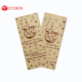  EFT1N3NN - Túi bánh mì nâu in nâu đỏ - "Đầu bếp" - 24x10x4 cm 