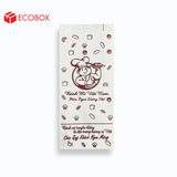  EFT1T3NN - Túi bánh mì trắng in nâu đỏ - "Đầu bếp" - 24x10x4 cm 
