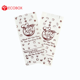  EFT1T3NN - Túi bánh mì trắng in nâu đỏ - "Đầu bếp" - 24x10x4 cm 
