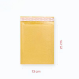  ETS2KV - Túi giấy Kraft chống sốc - Vàng nâu - 23x13 cm 
