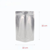  ETZ6B - 22x32cm - Túi Zipper nhôm ghép - Bạc 