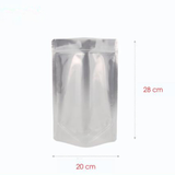  ETZ5B - 20x28cm - Túi Zipper nhôm ghép - Bạc 