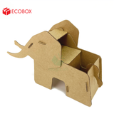  EFK03A - Đựng bút lắp ráp hình con voi bằng giấy carton 