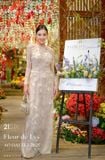  Áo dài trắng cổ tròn 21SIX 