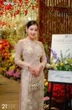  Áo dài trắng cổ tròn 21SIX 