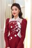  Áo dài đỏ ROSEEDEMATIN 