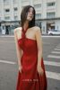  W - Áo dài yếm đỏ LONGNG 