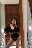  Bikini đen tay dài SEXY M 