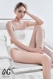  Bikini trắng 2 dây xích nhựa NG 3.5 