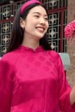  W - Áo dài Cát Nhã Lý hồng XÉO XỌ 