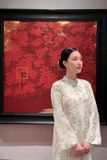  Áo dài Hoàng An xanh nhạt (quần trắng) XÉO XỌ 