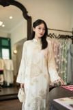  Áo dài Hồng Dương XÉO XỌ 