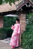  Áo dài HỒNG HẠC DINGDANG 