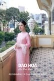  W - Áo dài Nắng hồng tay lông NẮNG 