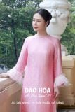  W - Áo dài Nắng hồng tay lông NẮNG 