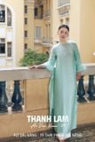  Áo dài Nắng xanh tay lông NẮNG 