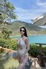 Cho thuê bikini cổ yếm xẻ ngực NG SEA du lịch biển