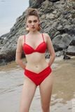  Bikini đỏ kèm cover rút dây VIVIAN 