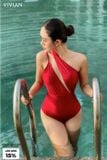  Bikini đỏ xẻ chéo ngực VIVIAN 