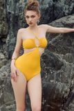  Bikini vàng chéo cổ VIVIAN 