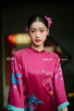  Chính Đán hồng viền xanh quần xanh XÉO XỌ 