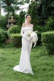  Đầm lụa tay dài cúp ngực KISSERINE 