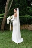  Đầm lụa tay dài cúp ngực KISSERINE 
